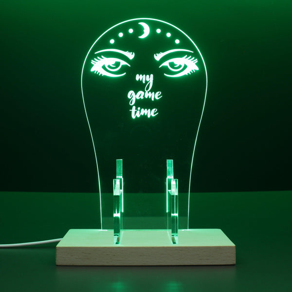ADVPRO My Game Time Gamer LED neon stand hgA-j0056 - Green