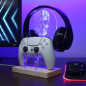 ADVPRO Skull Game Combine Together Gamer LED neon stand hgA-j0057 - Blue
