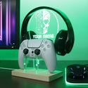 ADVPRO Skull game combine together Personalized Gamer LED neon stand hgA-p0057-tm - Green