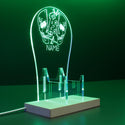 ADVPRO Game gear inside the skull head Personalized Gamer LED neon stand hgA-p0067-tm - Green