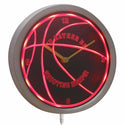 ADVPRO Basketball Sport Neon Sign LED Wall Clock nc0914 - Red
