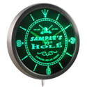 AdvPro - Golf 19th Hole Personalized Your Bar Beer Sign Neon LED Wall Clock ncpi-tm - Neon Clock