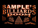 ADVPRO Name Personalized Custom Billiards Pool Bar Room Neon Sign st4-pj-tm - Orange