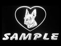 ADVPRO Name Personalized Custom Boston Terrier Dog House Home Neon Sign st4-vc-tm - White