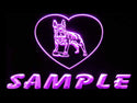 ADVPRO Name Personalized Custom French Bulldog Dog House Home Neon Sign st4-vh-tm - Purple
