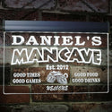ADVPRO Daniel's Man Cave Bar Custom Personalized Name & Date Neon Sign st4-x0012-tm - White