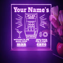 ADVPRO Man Cave_Flashing game machine Personalized Tabletop LED neon sign st5-p0020-tm - Purple