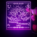 ADVPRO Treasure the moment Personalized Tabletop LED neon sign st5-p0065-tm - Purple