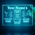 ADVPRO Man Cave_Flashing game machine Personalized Tabletop LED neon sign st5-p0020-tm - Sky Blue