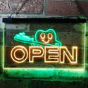 ADVPRO Open Dentist Doctor Toothbrush Dual Color LED Neon Sign st6-i0010 - Green & Yellow