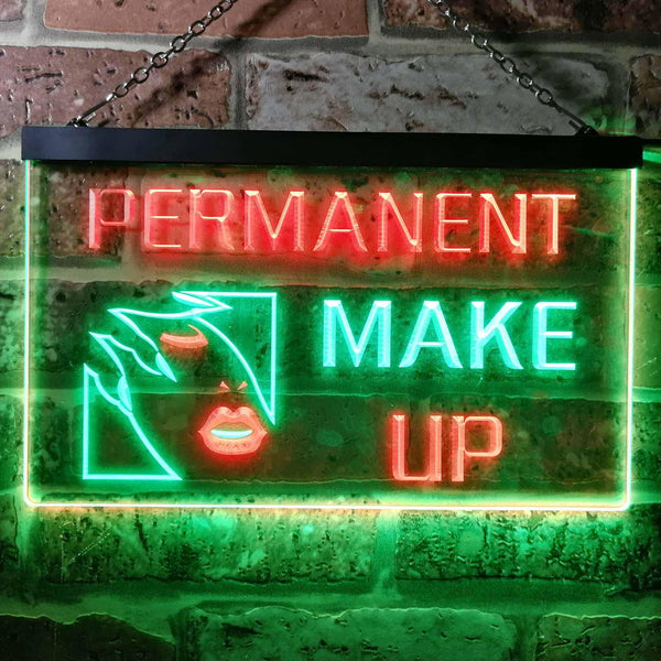ADVPRO Permanent Make Up Dual Color LED Neon Sign st6-i0052 - Green & Red