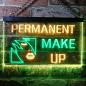 ADVPRO Permanent Make Up Dual Color LED Neon Sign st6-i0052 - Green & Yellow