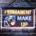 ADVPRO Permanent Make Up Dual Color LED Neon Sign st6-i0052 - White & Yellow