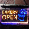 ADVPRO Bakery Open Shop Bread Display Dual Color LED Neon Sign st6-i0175 - Blue & Yellow