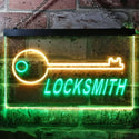 ADVPRO Locksmith Keys Shop Dual Color LED Neon Sign st6-i0408 - Green & Yellow