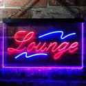 ADVPRO Lounge Bar Club Illuminated Dual Color LED Neon Sign st6-i0445 - Blue & Red
