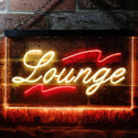 ADVPRO Lounge Bar Club Illuminated Dual Color LED Neon Sign st6-i0445 - Red & Yellow