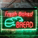 ADVPRO Fresh Baked Bread Illuminated Dual Color LED Neon Sign st6-i0512 - Green & Red