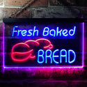ADVPRO Fresh Baked Bread Illuminated Dual Color LED Neon Sign st6-i0512 - Red & Blue
