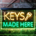 ADVPRO Key Made Here Shop Display Dual Color LED Neon Sign st6-i0520 - Green & Yellow