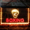 ADVPRO Boxing Game Man Cave Garage Dual Color LED Neon Sign st6-i0579 - Red & Yellow