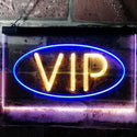 ADVPRO VIP Only Room Man Cave Bar Club Pub Dual Color LED Neon Sign st6-i0748 - Blue & Yellow