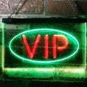 ADVPRO VIP Only Room Man Cave Bar Club Pub Dual Color LED Neon Sign st6-i0748 - Green & Red