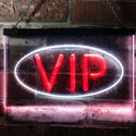 ADVPRO VIP Only Room Man Cave Bar Club Pub Dual Color LED Neon Sign st6-i0748 - White & Red
