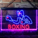ADVPRO Boxing Fitness Club Display Dual Color LED Neon Sign st6-i1006 - Blue & Red