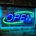 ADVPRO Open LED Neon Sign Dual Color LED Neon Sign st6-i2002 - Green & Blue