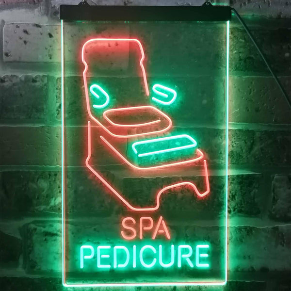 ADVPRO Spa Pedicure Massage Open Welcome Display  Dual Color LED Neon Sign st6-i2281 - Green & Red