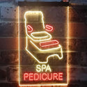 ADVPRO Spa Pedicure Massage Open Welcome Display  Dual Color LED Neon Sign st6-i2281 - Red & Yellow