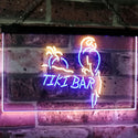 ADVPRO Parrot Tiki Bar Beer Man Cave Club Dual Color LED Neon Sign st6-i2331 - Blue & Yellow