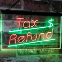 ADVPRO Tax Refund Income Tax Indoor Display Dual Color LED Neon Sign st6-i2976 - Green & Red