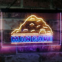 ADVPRO Man Cave Decoration Boy Room Den Garage Display Dual Color LED Neon Sign st6-i3069 - Blue & Yellow