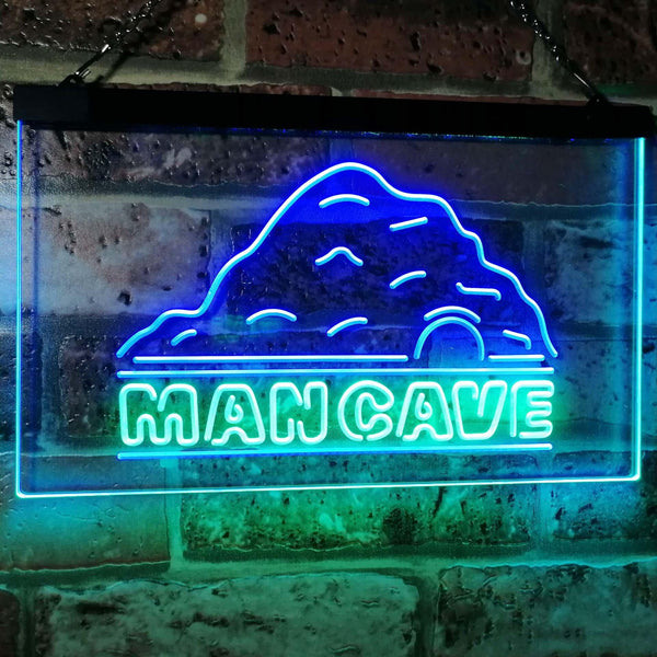 ADVPRO Man Cave Decoration Boy Room Den Garage Display Dual Color LED Neon Sign st6-i3069 - Green & Blue