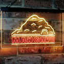 ADVPRO Man Cave Decoration Boy Room Den Garage Display Dual Color LED Neon Sign st6-i3069 - Red & Yellow