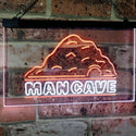 ADVPRO Man Cave Decoration Boy Room Den Garage Display Dual Color LED Neon Sign st6-i3069 - White & Orange