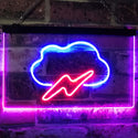 ADVPRO Cloud Lighting Kid Room Wall Decor Dual Color LED Neon Sign st6-i3104 - Blue & Red