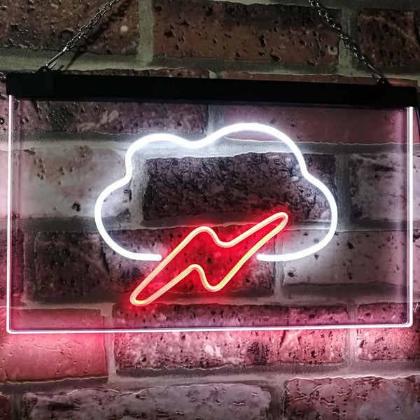 ADVPRO Cloud Lighting Kid Room Wall Decor Dual Color LED Neon Sign st6-i3104 - White & Red