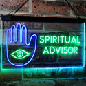 ADVPRO Spiritual Advisor Eye Dual Color LED Neon Sign st6-i3116 - Green & Blue