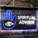 ADVPRO Spiritual Advisor Eye Dual Color LED Neon Sign st6-i3116 - White & Blue