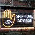 ADVPRO Spiritual Advisor Eye Dual Color LED Neon Sign st6-i3116 - White & Yellow