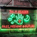 ADVPRO Palm Reader Present Past Future Dual Color LED Neon Sign st6-i3119 - Green & Red