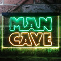 ADVPRO Man Cave Garage Display Dual Color LED Neon Sign st6-i3127 - Green & Yellow