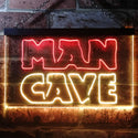 ADVPRO Man Cave Garage Display Dual Color LED Neon Sign st6-i3127 - Red & Yellow