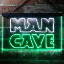 ADVPRO Man Cave Garage Display Dual Color LED Neon Sign st6-i3127 - White & Green