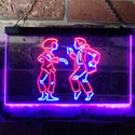 ADVPRO Dance Cha Cha Music Room Decoration Dual Color LED Neon Sign st6-i3165 - Blue & Red
