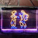 ADVPRO Dance Cha Cha Music Room Decoration Dual Color LED Neon Sign st6-i3165 - Blue & Yellow