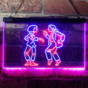 ADVPRO Dance Cha Cha Music Room Decoration Dual Color LED Neon Sign st6-i3165 - Red & Blue